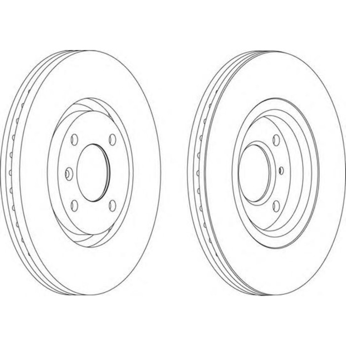 Диск тормозной FERODO DDF1152