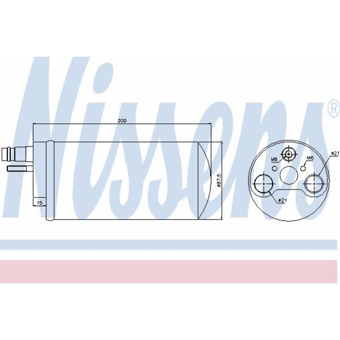 Осушитель кондиционера NISSENS 95461