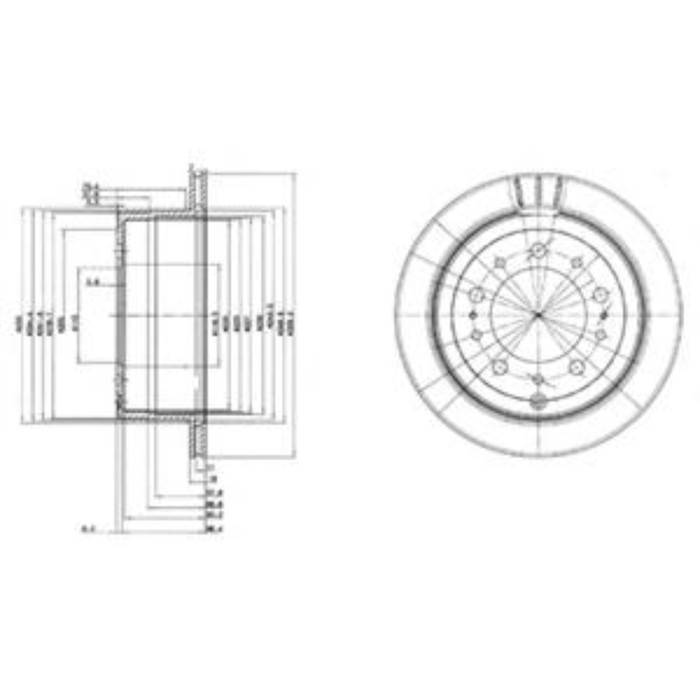 Диск тормозной DELPHI BG3534