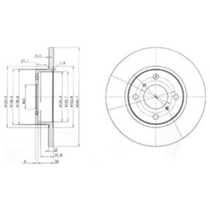 Диск тормозной DELPHI BG3769