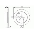 Диск тормозной  Bosch 0986479658 3199579 - фото 74043