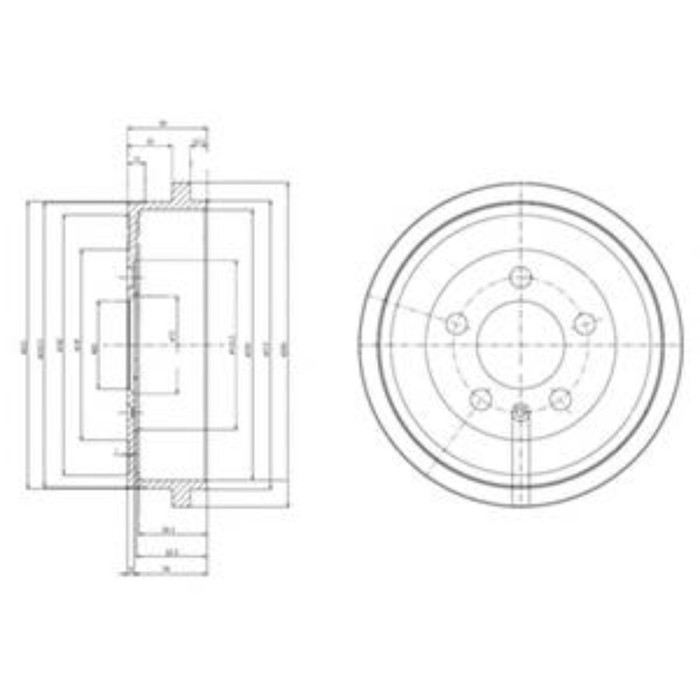 Барабан тормозной DELPHI BF463