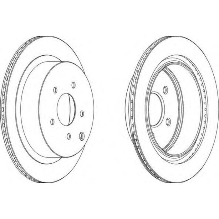 Диск тормозной FERODO DDF1506