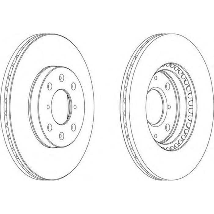 Диск тормозной FERODO DDF1520