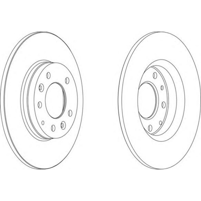 Диск тормозной FERODO DDF1500