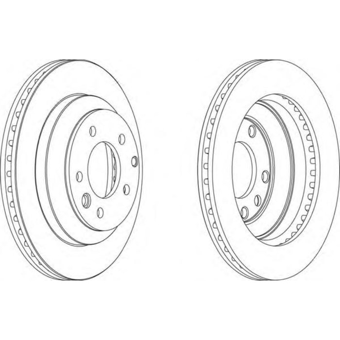 Диск тормозной FERODO DDF1580