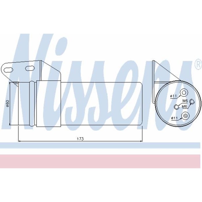 Осушитель кондиционера NISSENS 95476