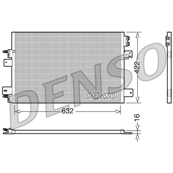 Радиатор кондиционера Denso DCN06007