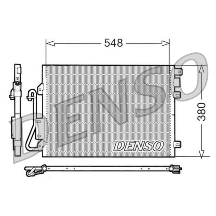 Радиатор кондиционера Denso DCN23008