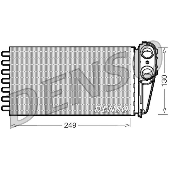 Радиатор отопителя Denso DRR21001