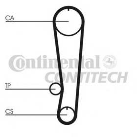 Ремень ГРМ   Contitech CT808 3200230