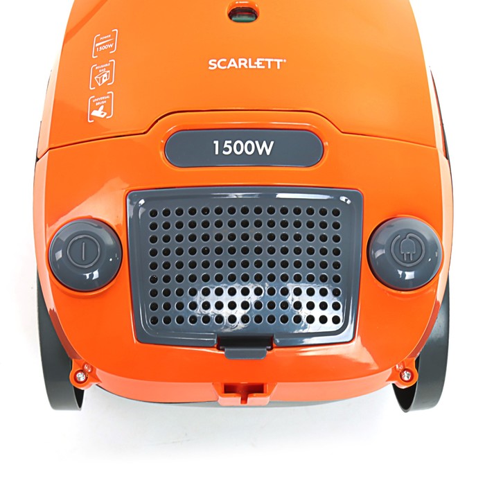 Пылесос Scarlett SC-VC80B11, 1500 Вт, 2 л, оранжевый - фото 37736