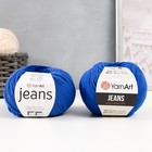 Пряжа "Jeans" 55% хлопок, 45% акрил 160м/50гр (47 василек) - фото 839370