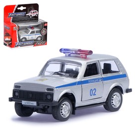 Машина металлическая «Джип Полиция», масштаб 1:50, инерция