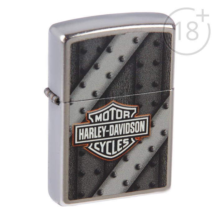 Зажигалка ZIPPO 207 Harley-Davidson с покрытием Street Chrome