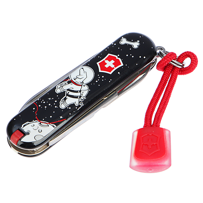 Нож-брелок VICTORINOX Classic &quot;Space Walk&quot; 0.6223.L1707, 58 мм, 7 функций