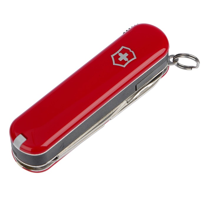 Нож-брелок VICTORINOX NailClip 580 0.6463, 65 мм, 8 функций, красный