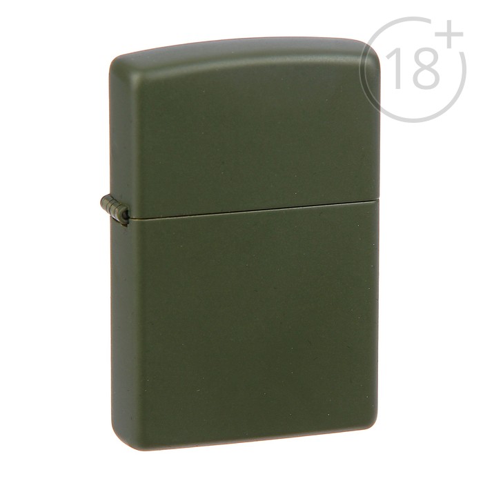 Зажигалка ZIPPO 221 Classic с покрытием Green Matte