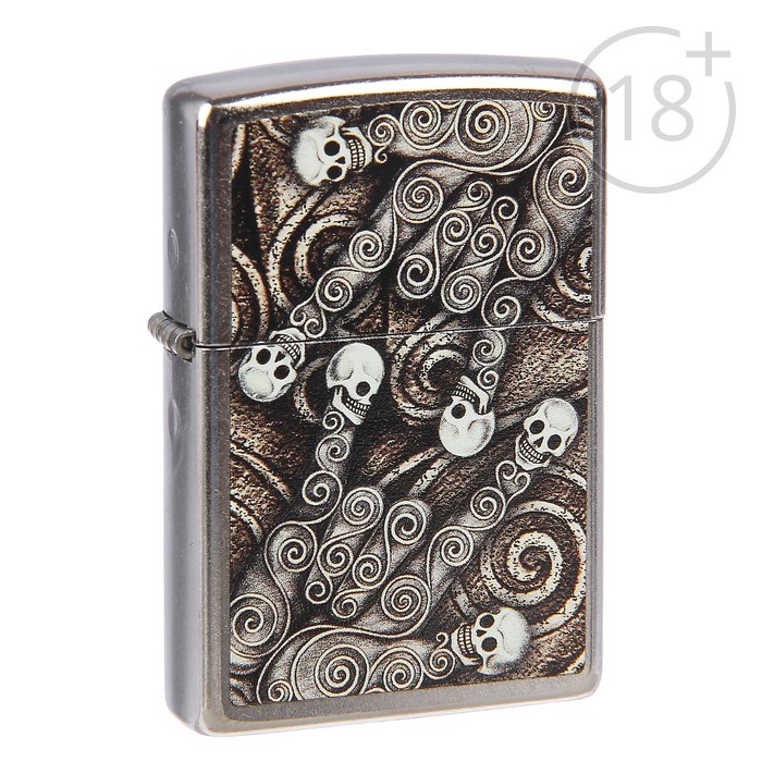 Зажигалка ZIPPO 28869 Classic с покрытием Street Chrome