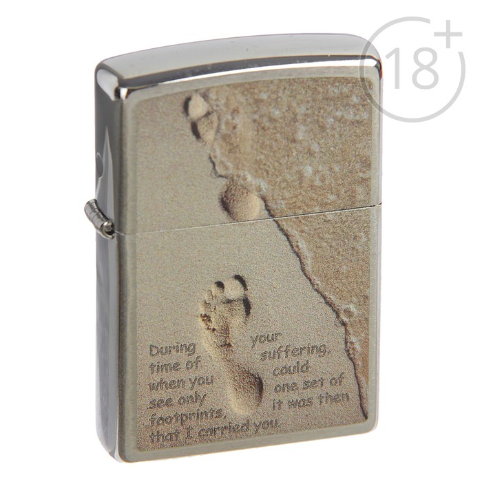 Зажигалка ZIPPO 28180 Classic с покрытием Brushed Chrome