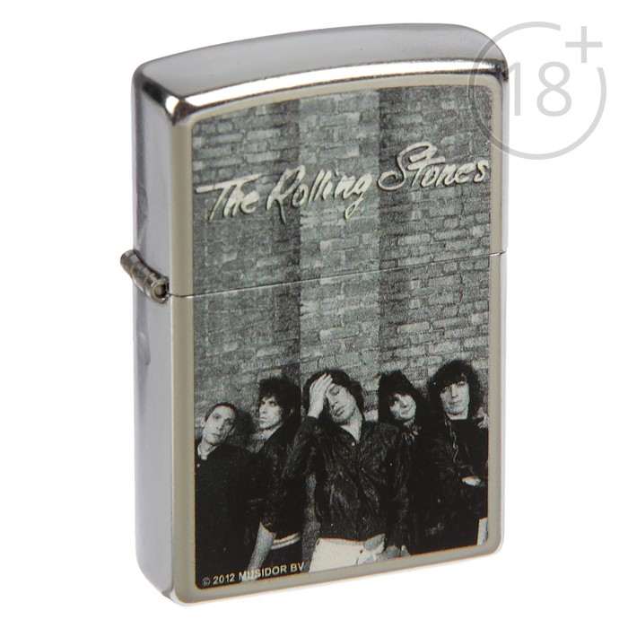 Зажигалка ZIPPO 28428 Rolling Stones с покрытием Street Chrome