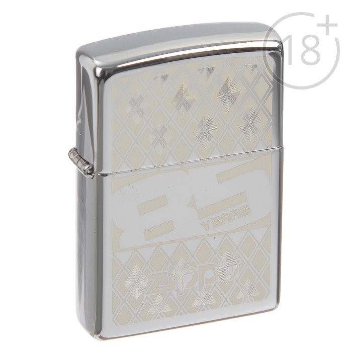 Зажигалка ZIPPO 29438 85th Anniversary с покрытием High Polish Chrome