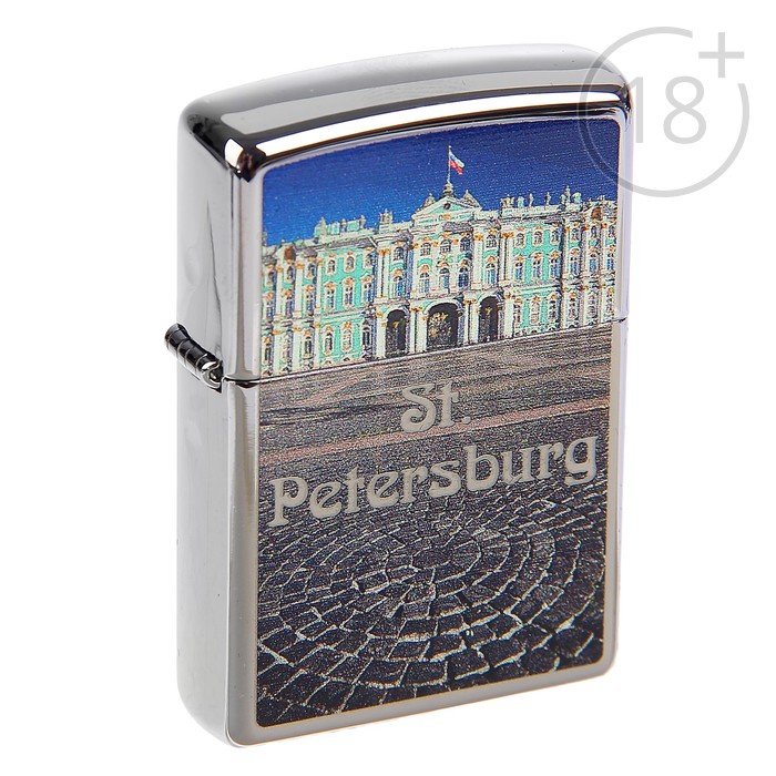 Зажигалка ZIPPO 250 WINTER PALACE с покрытием High Polish Chrome