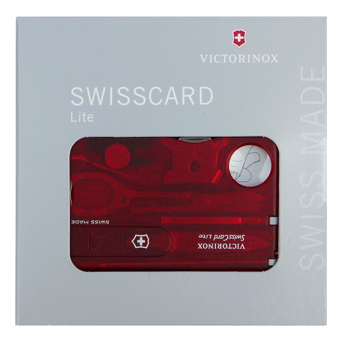 Швейцарская карточка VICTORINOX SwissCard Lite 0.7300.T, 13 функций