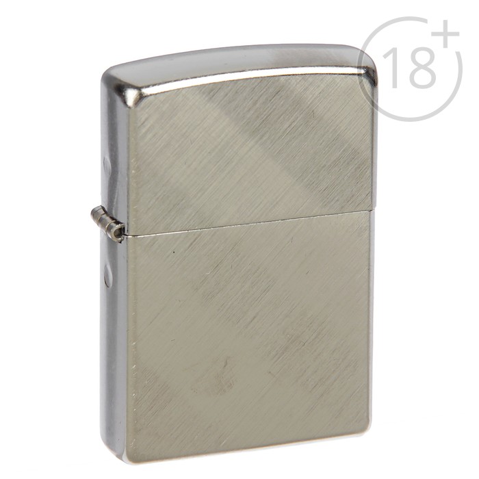 Зажигалка ZIPPO  Classic с покрытием Brushed Chrome