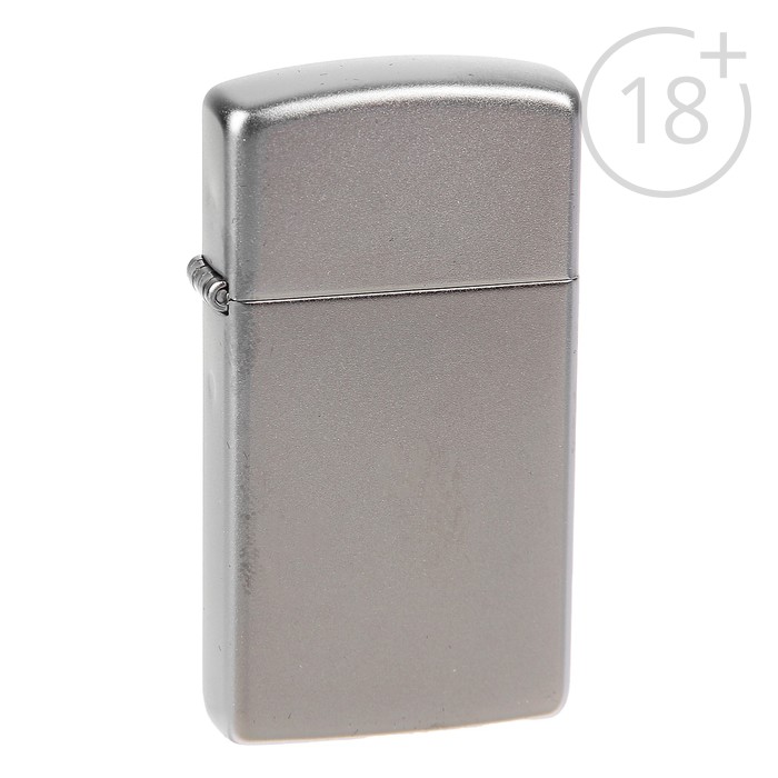 Зажигалка ZIPPO 1605 Slim с покрытием Satin Chrome