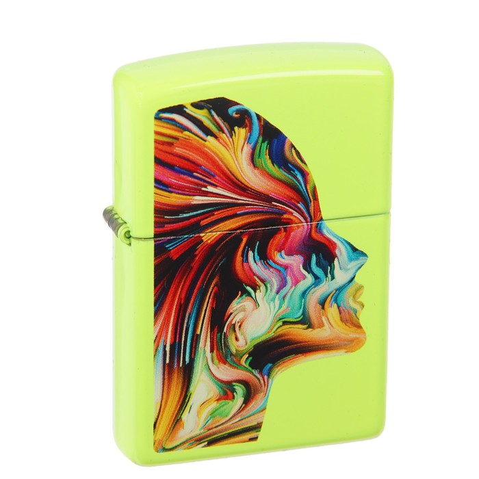 Зажигалка ZIPPO 29083 Classic с покрытием Neon Yellow