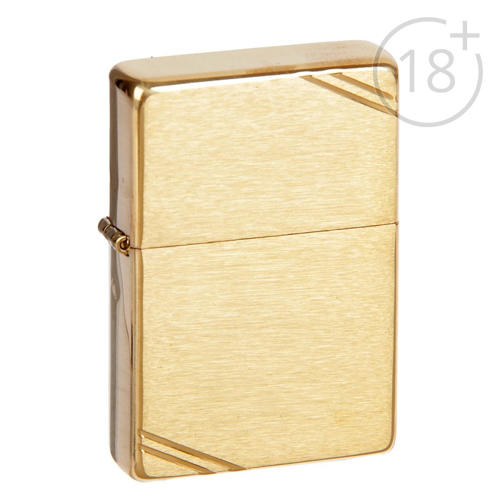 Зажигалка ZIPPO 240 Vintage Series 1937 с покрытием Brushed Brass