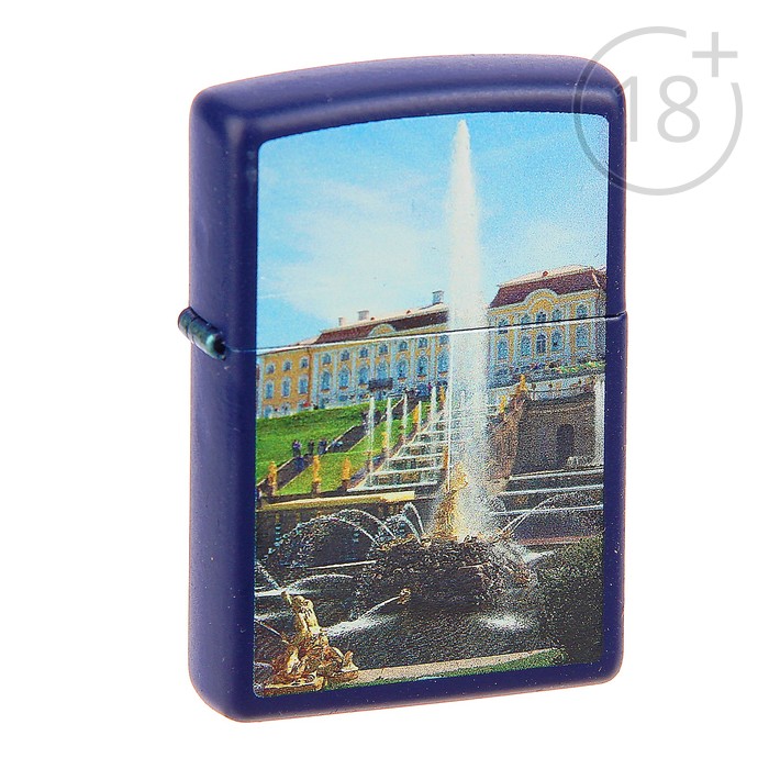 Зажигалка ZIPPO 239 PETERHOF с покрытием Navy Matte