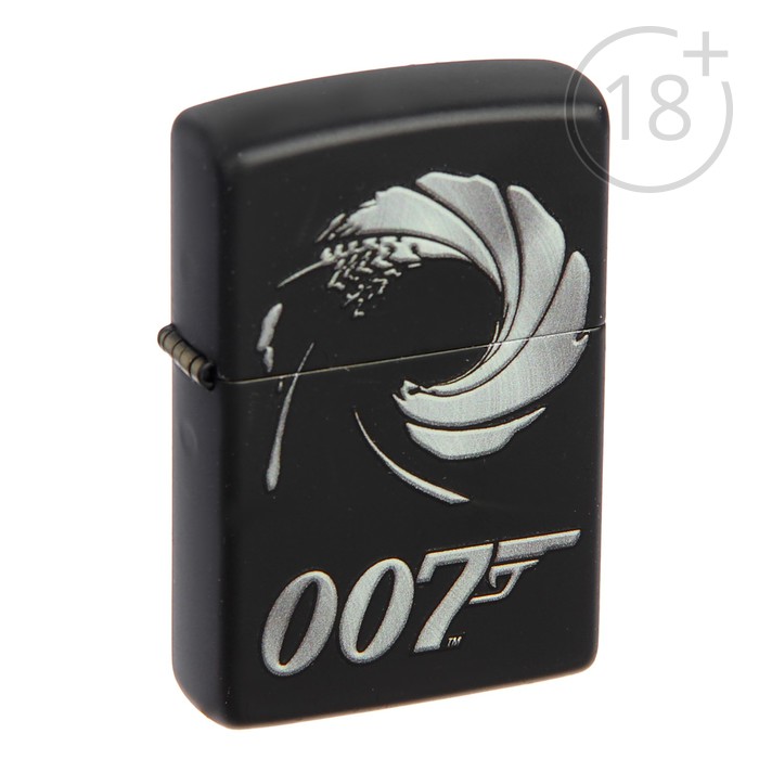 Зажигалка ZIPPO 29566 James Bond с покрытием Black Matte