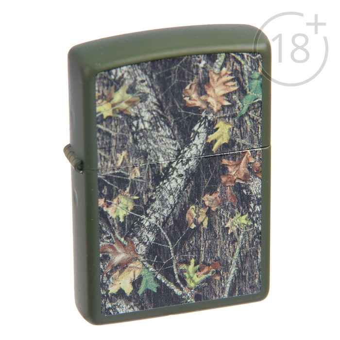 Зажигалка ZIPPO 28332 Mossy Oak с покрытием Green Matte