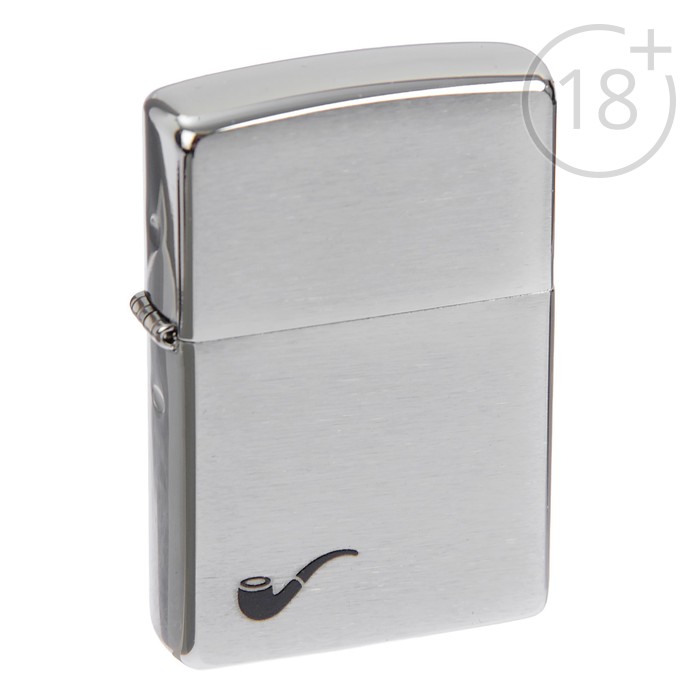 Зажигалка ZIPPO 200PL с покрытием Brushed Chrome