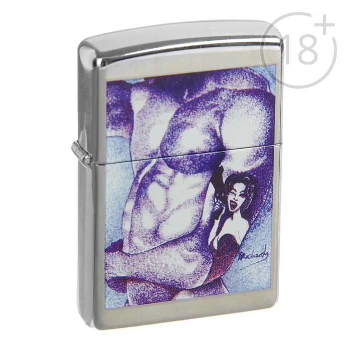 Зажигалка ZIPPO 250 Body Tattoo Classic с покрытием High Polish Chrome