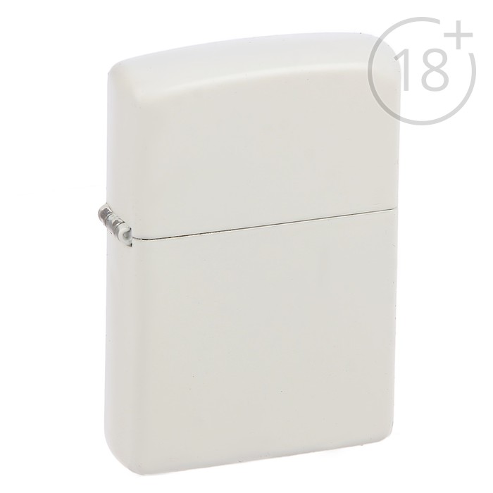 Зажигалка Zippo 214 Classic с покрытием White Matte