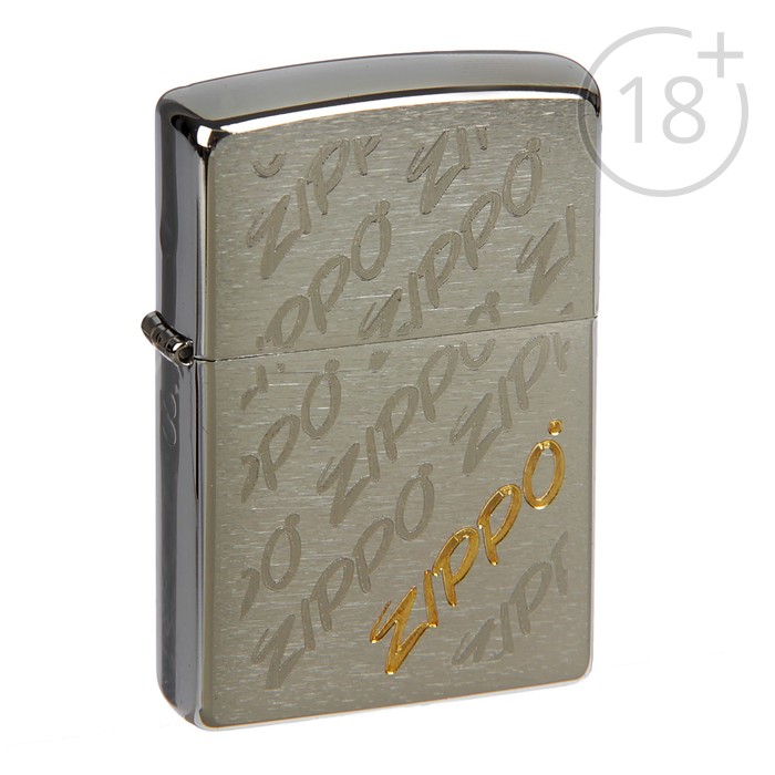 Зажигалка ZIPPO 28642 Classic с покрытием Brushed Chrome