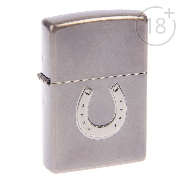 Зажигалка ZIPPO 28498 Horeshoe с покрытием Gray Dusk