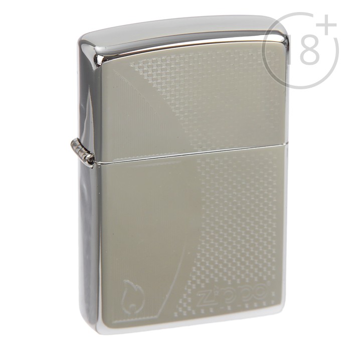 Зажигалка ZIPPO 250 Shadow Gradiant Classic с покрытием High Polish Chrome