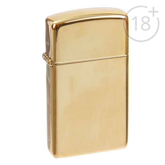 Зажигалка ZIPPO 1654B Slim с покрытием High Polish Brass