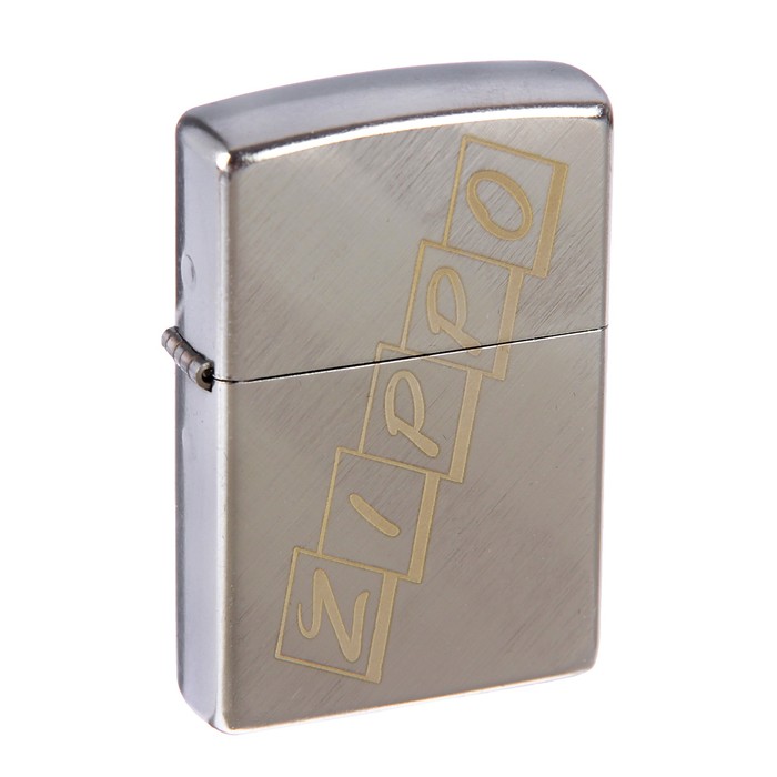 Зажигалка ZIPPO 28182 Classic с покрытием Brushed Chrome