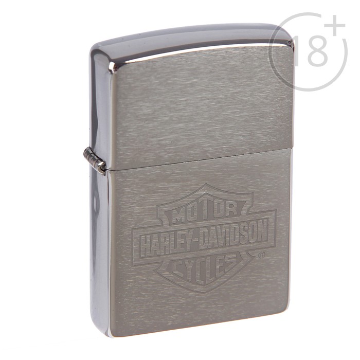 Зажигалка ZIPPO 200HD.H199 с покрытием Brushed Chrome