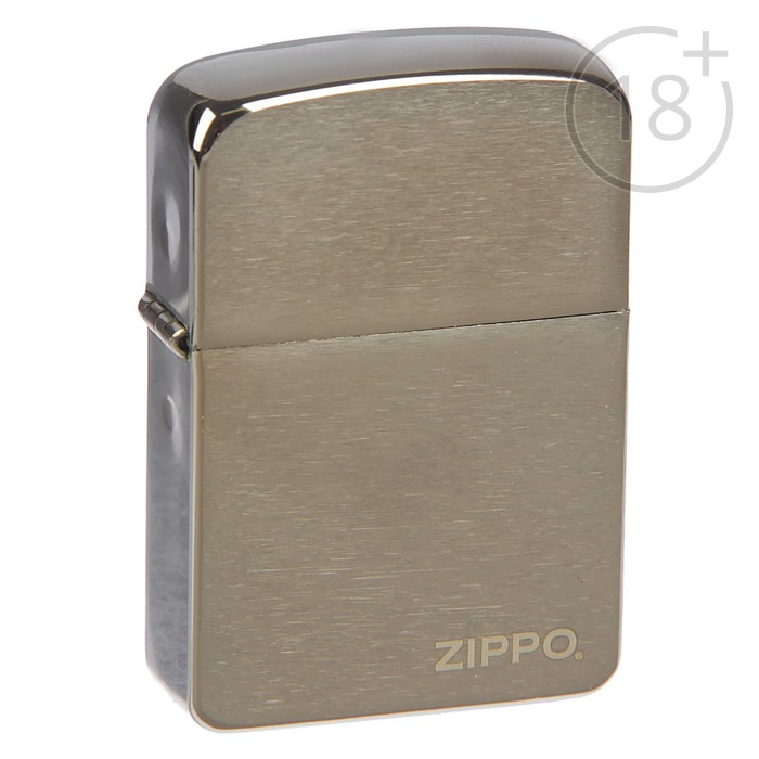 Зажигалка ZIPPO 24485 Replica  с покрытием Black Matte