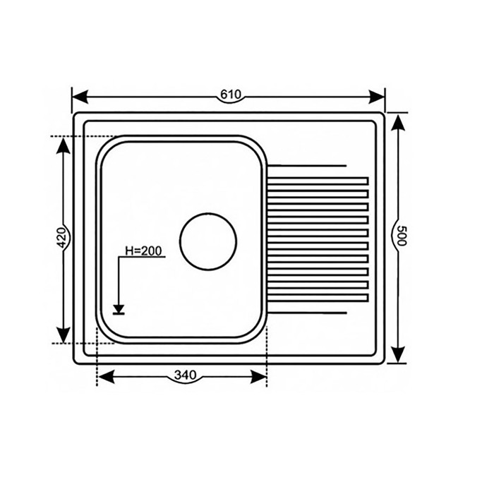 Кухонная мойка polygran f 07 фото 20