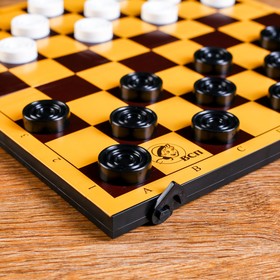 Checkers "North" (plastic checkers, plastic Board 30x30 cm)