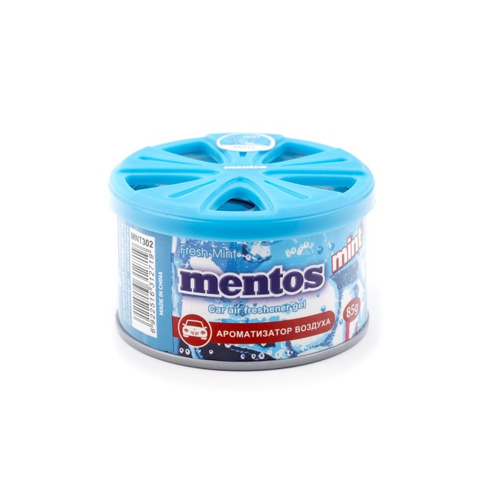 Ароматизатор воздуха MENTOS Мята, гелевый, банка, 85 г