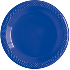 Тарелки пластиковые 15 см "Делюкс" Синий (набор 10 шт) - фото 6063376