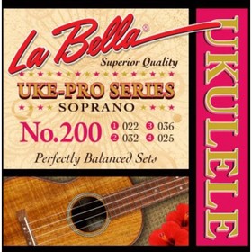 Комплект струн для укулеле La Bella 200 Uke-Pro сопрано